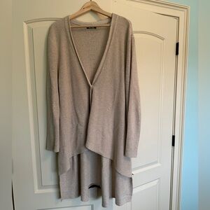 NIC+ZOE Cream Linen Women's Cardigan